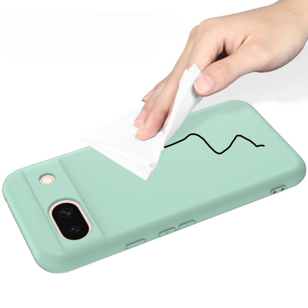 Google Pixel 8a - Silikon Gummi Hülle - Image 5