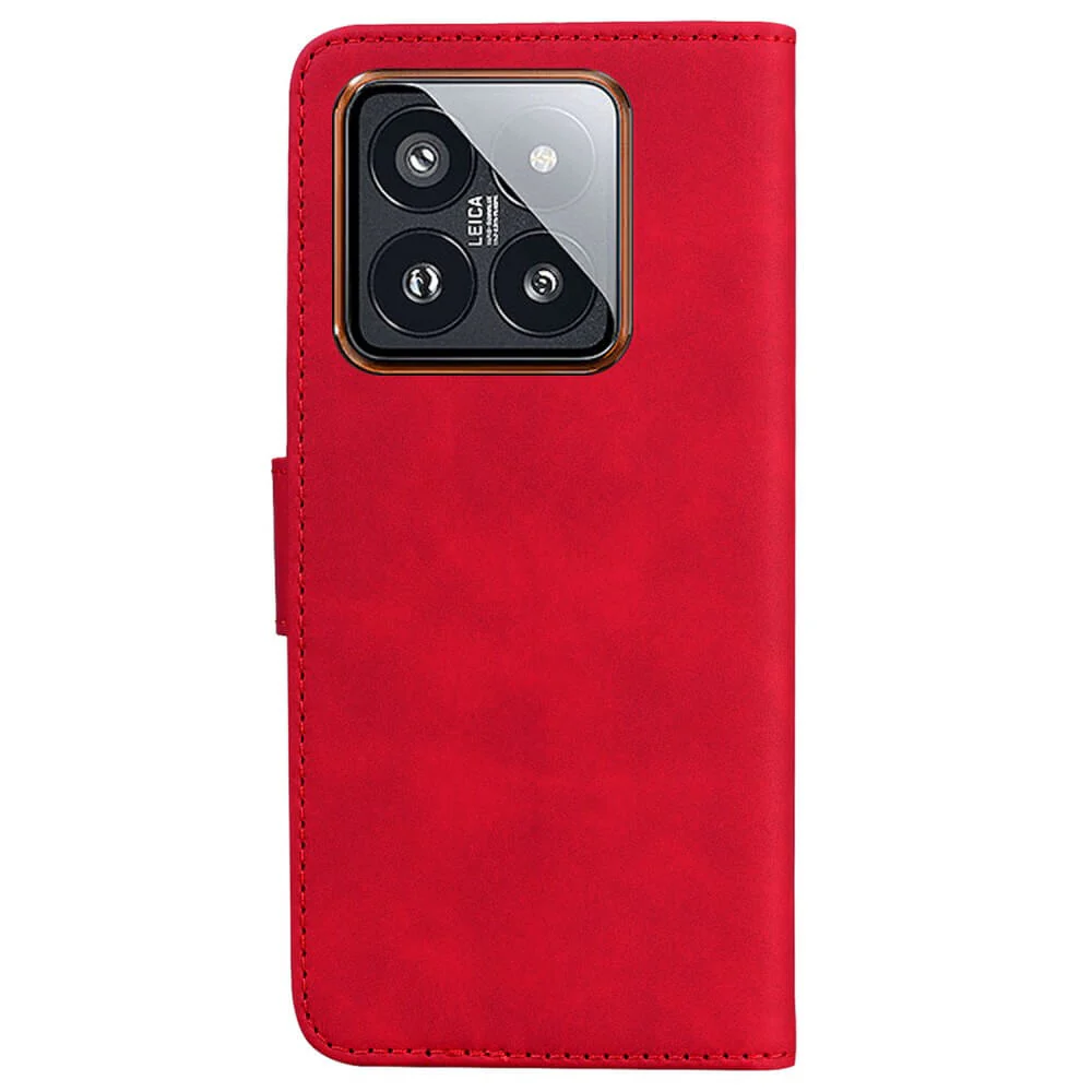 Xiaomi 14 Pro - Solide Leder Etui Hülle - Image 35