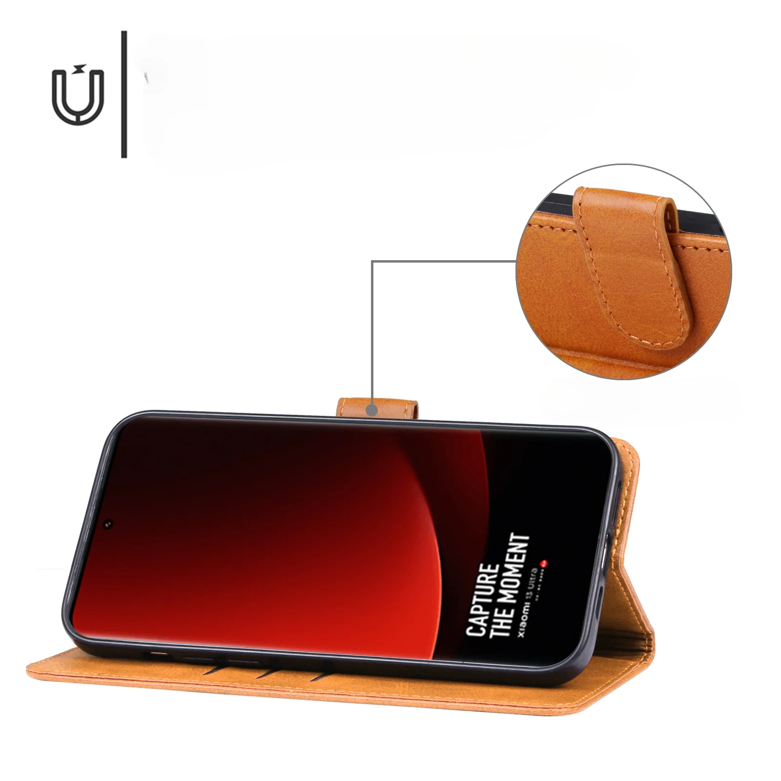 Xiaomi 14 Ultra - Leder Etui Hülle - Image 13