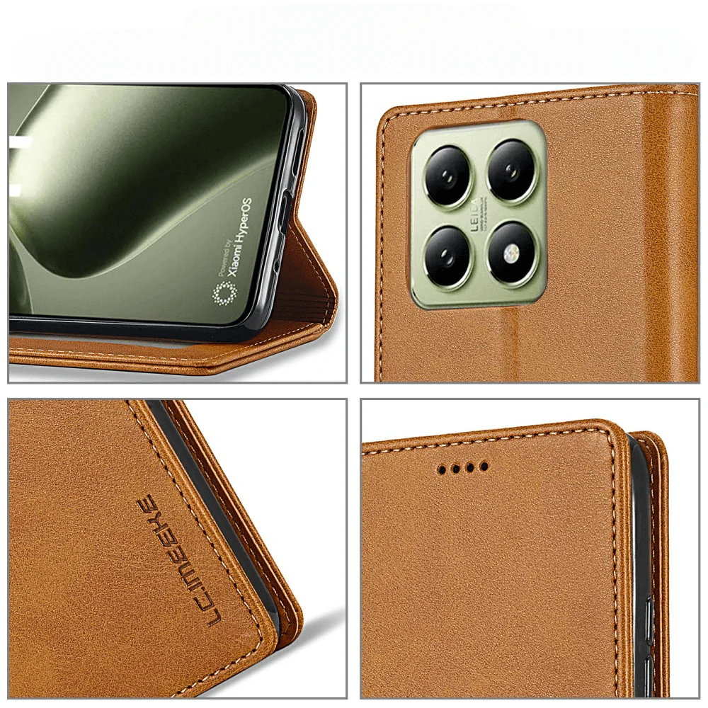 Xiaomi 14T - LC.IMEEKE Leder Etui Hülle - Image 15