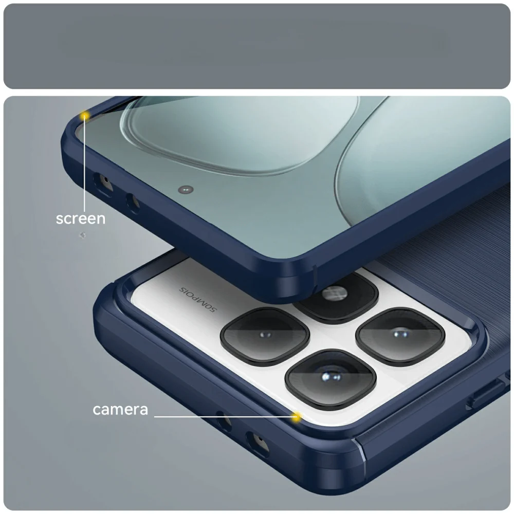 Xiaomi 14T Pro - Metall Carbon Look Hülle - Image 16