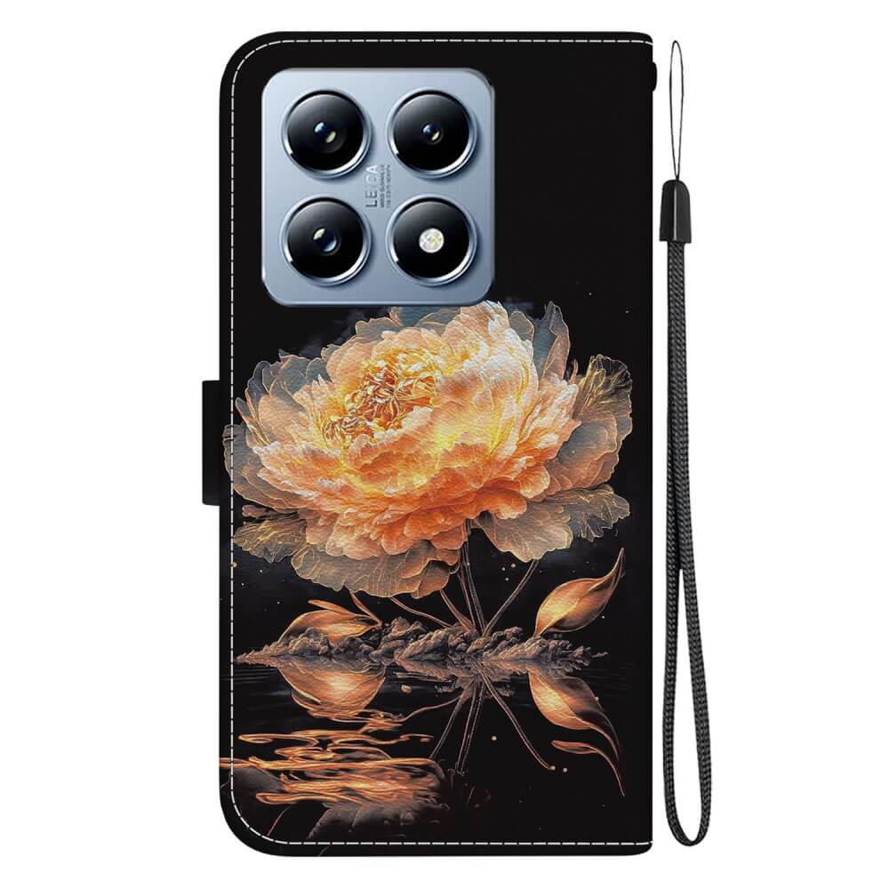 Xiaomi 14T Pro - Tasche Hülle mit Blüten Motiv - Image 26