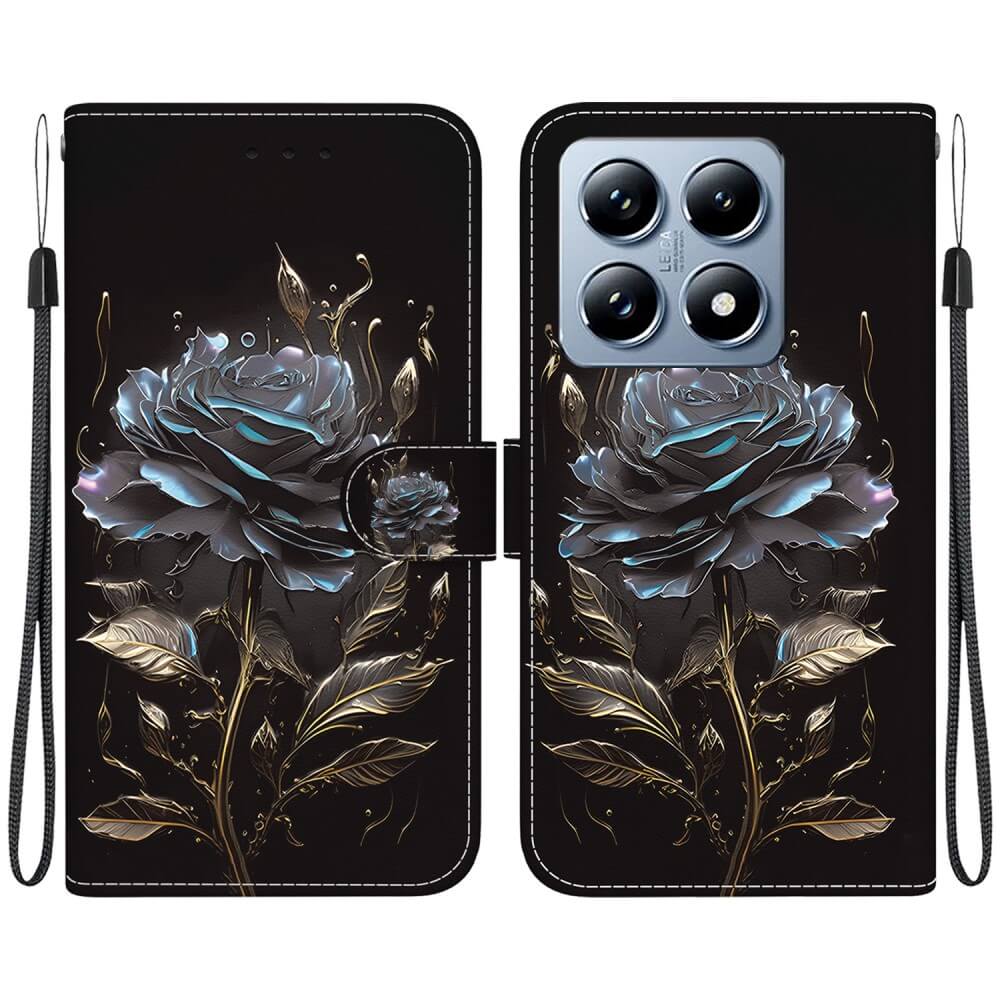 Xiaomi 14T - Tasche Hülle mit Blüten Motiv - Image 18
