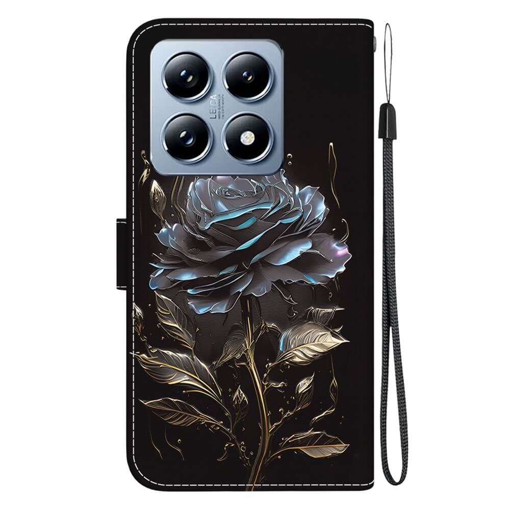 Xiaomi 14T - Tasche Hülle mit Blüten Motiv - Image 19