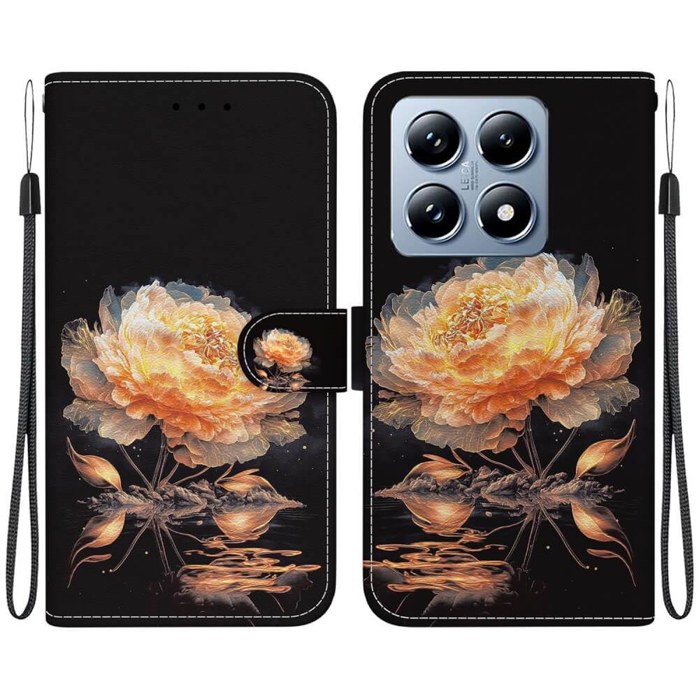Xiaomi 14T - Tasche Hülle mit Blüten Motiv - Image 28