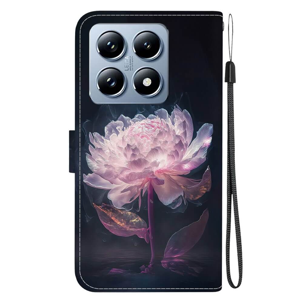 Xiaomi 14T - Tasche Hülle mit Blüten Motiv - Image 32