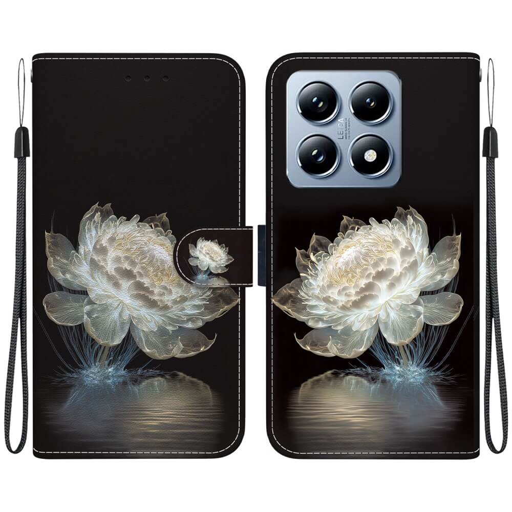 Xiaomi 14T - Tasche Hülle mit Blüten Motiv - Image 39