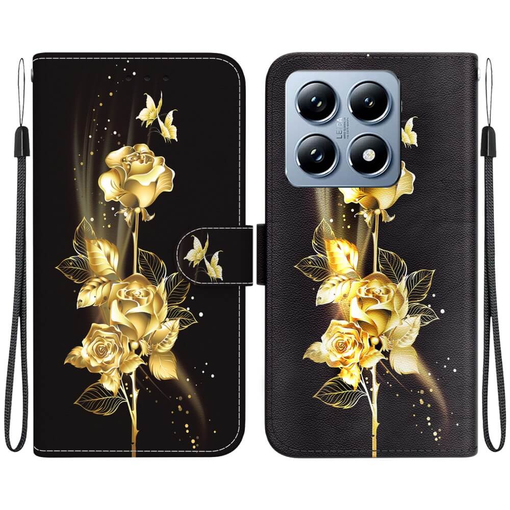 Xiaomi 14T - Tasche Hülle mit Blüten Motiv - Image 6