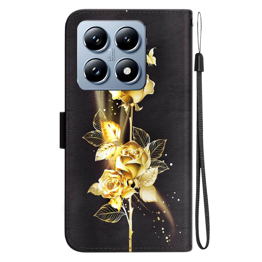Xiaomi 14T - Tasche Hülle mit Blüten Motiv - Image 7