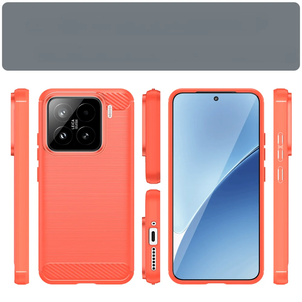 Xiaomi 15 - Metall Carbon Look Hülle - Image 12