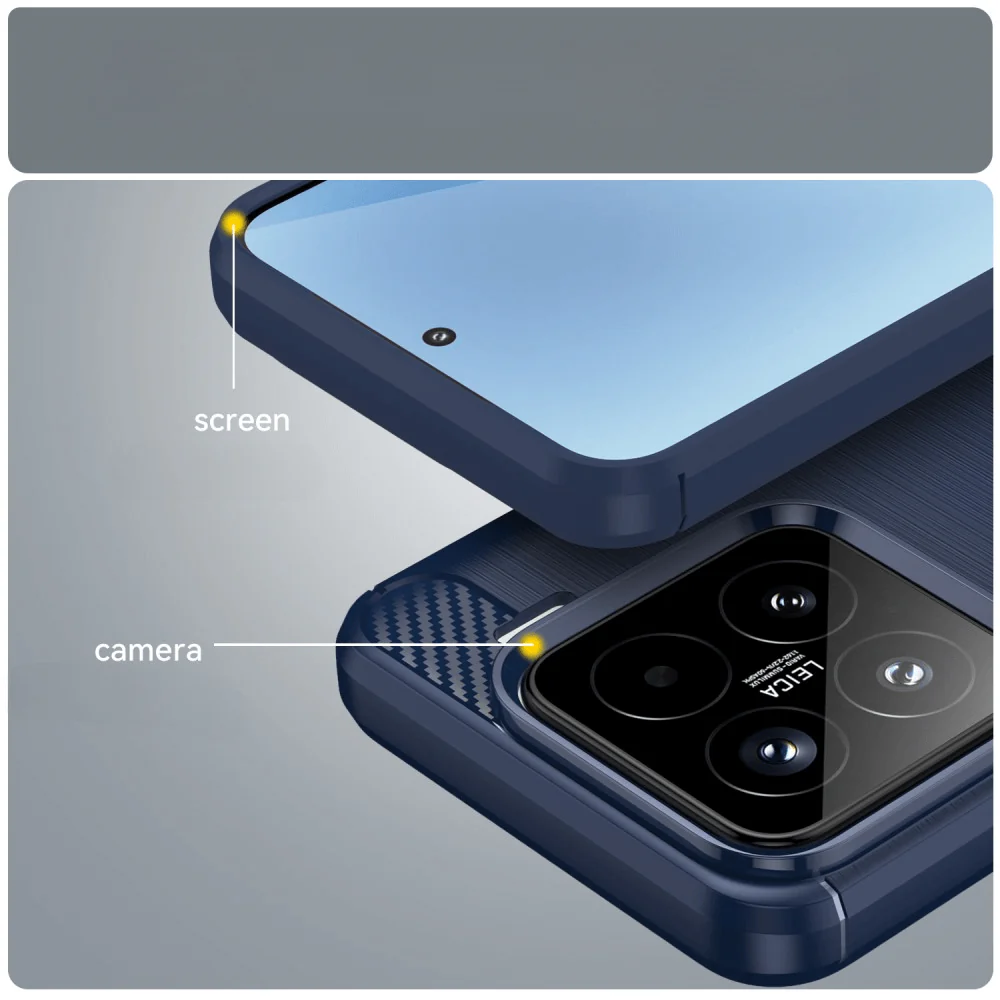 Xiaomi 15 - Metall Carbon Look Hülle - Image 14