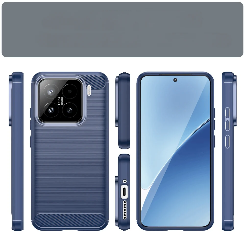 Xiaomi 15 - Metall Carbon Look Hülle - Image 18