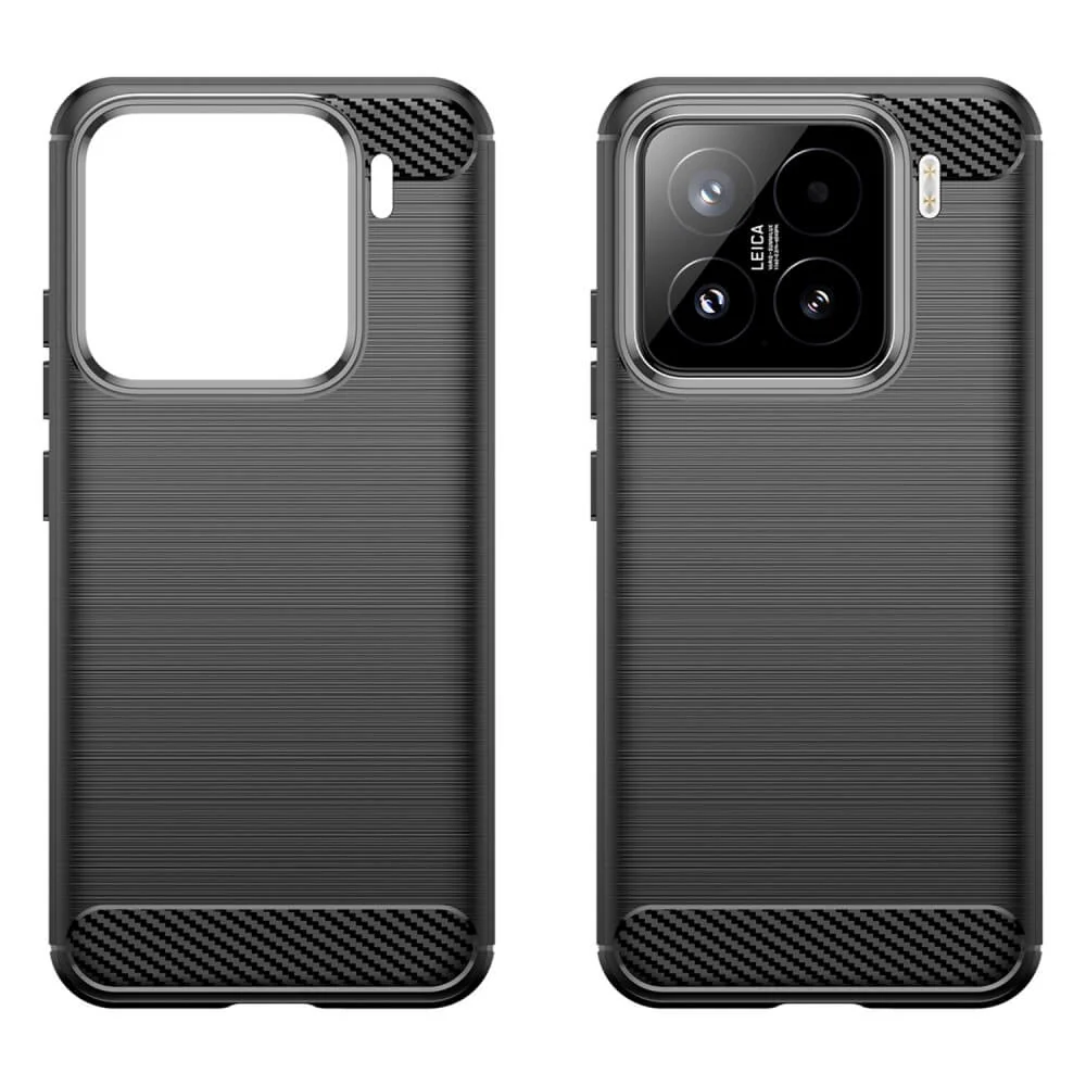 Xiaomi 15 - Metall Carbon Look Hülle - Image 5