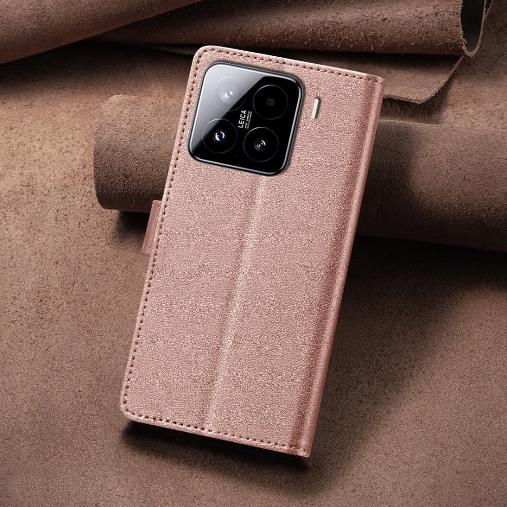 Xiaomi 15 Pro - BINFEN Leder Etui Hülle mit RFID Blocker - Image 24