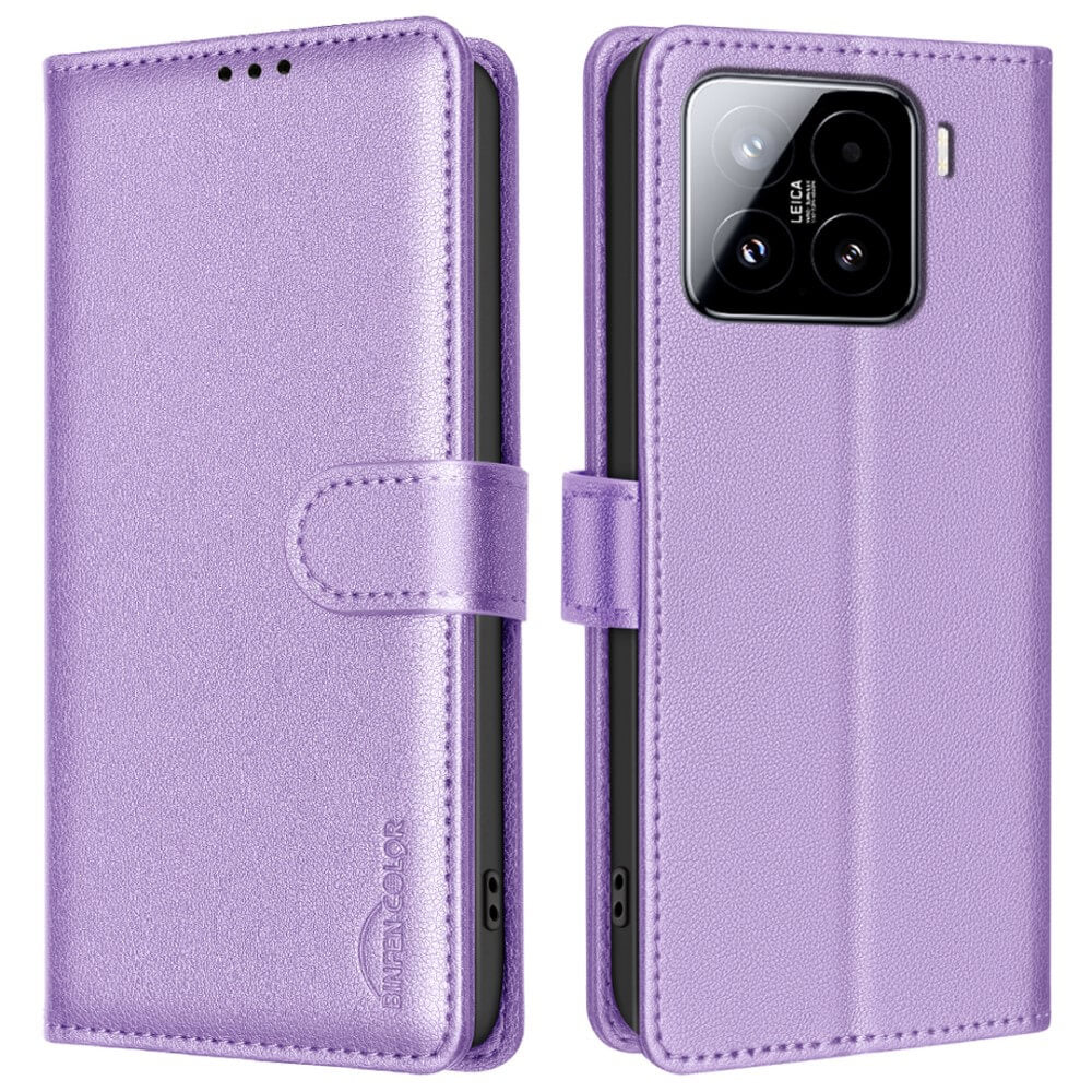 Xiaomi 15 Pro - BINFEN Leder Etui Hülle mit RFID Blocker - Image 28