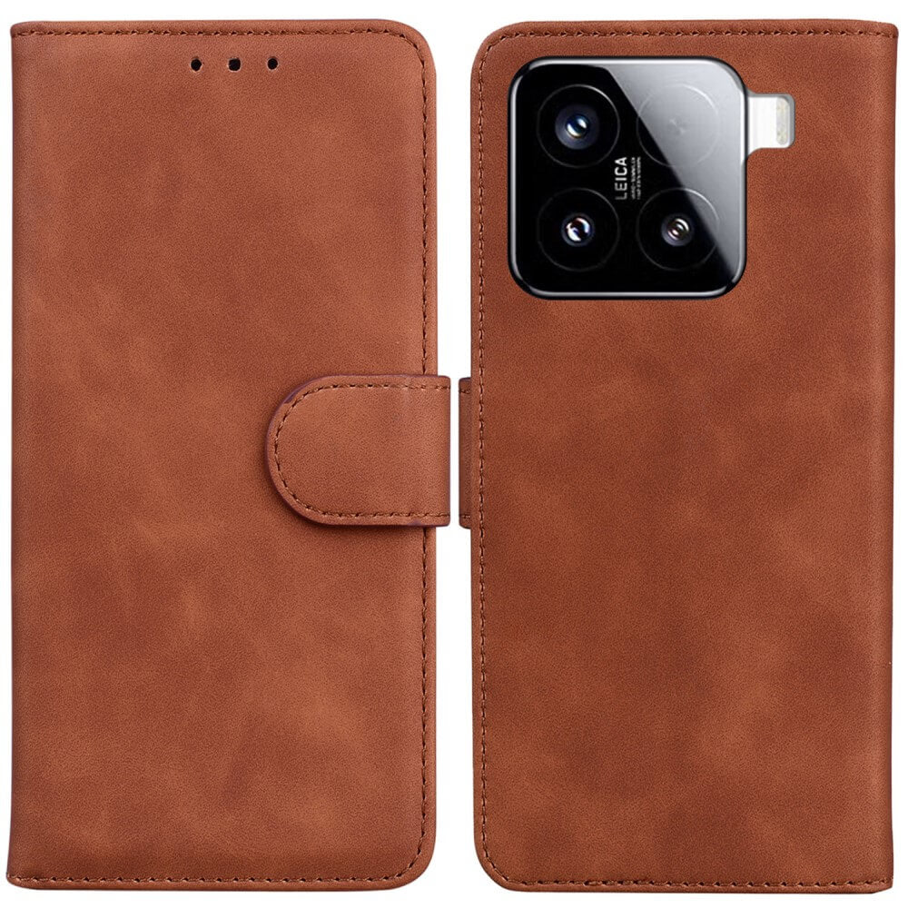 Xiaomi 15 - Solide Leder Etui Hülle
