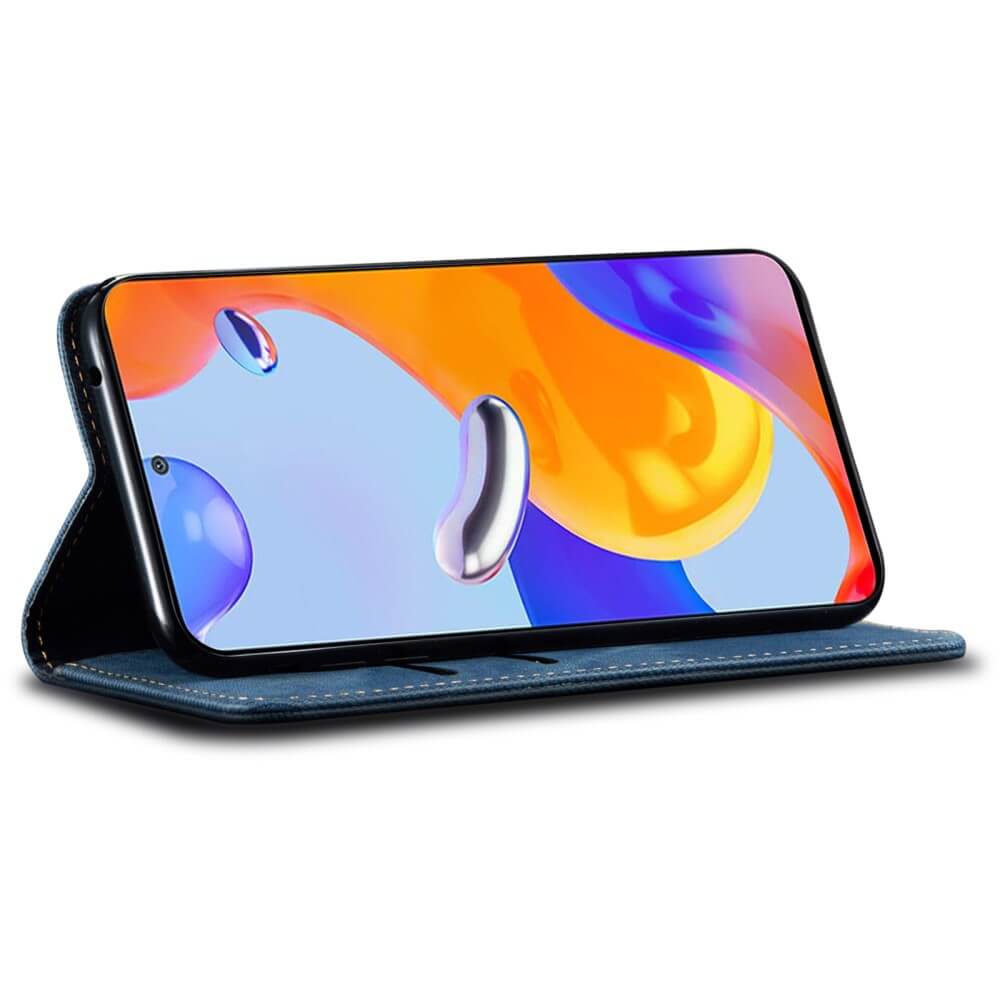 Xiaomi 15 Ultra - Flip Case in Jeans Stoff Optik - Image 10