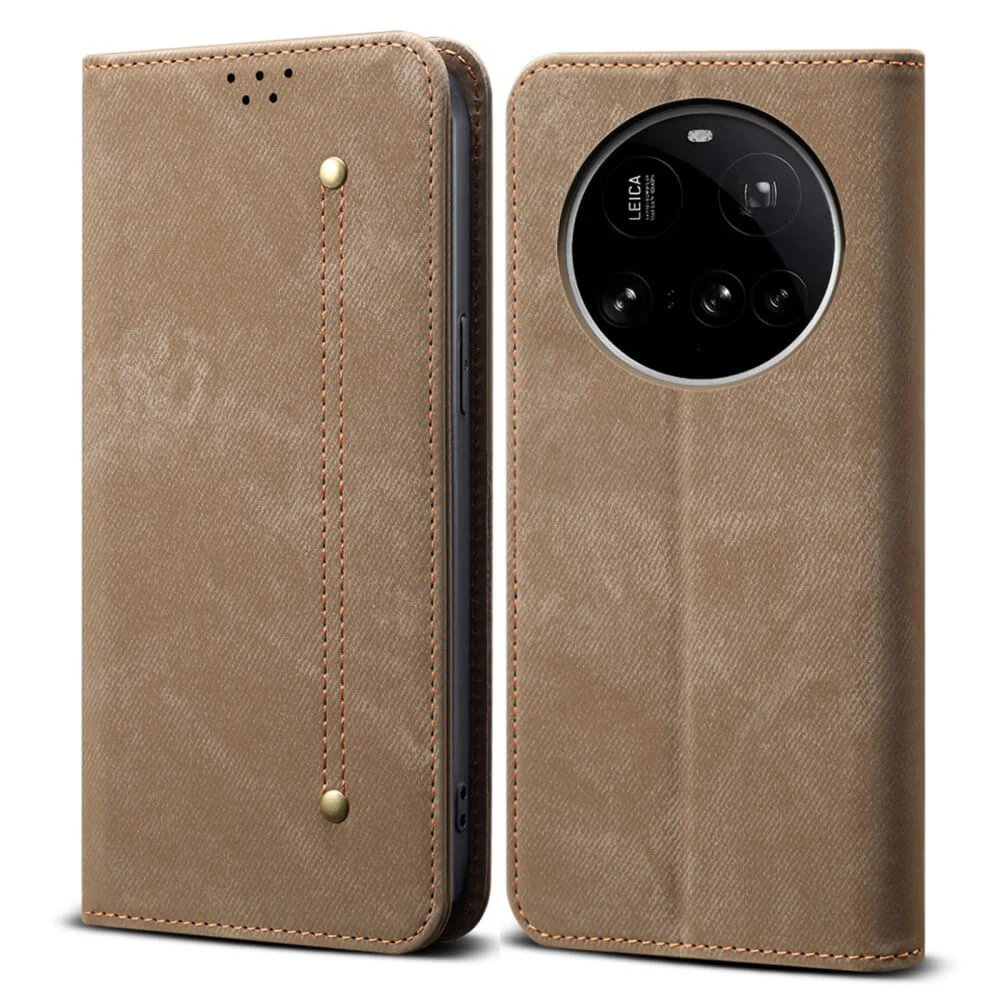 Xiaomi 15 Ultra - Flip Case in Jeans Stoff Optik - Image 15