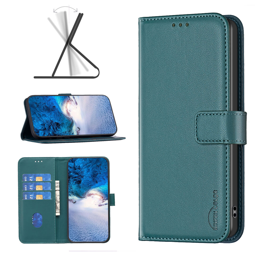 Xiaomi 15T - BINFEN Leder Etui Hülle mit RFID Blocker - Image 14