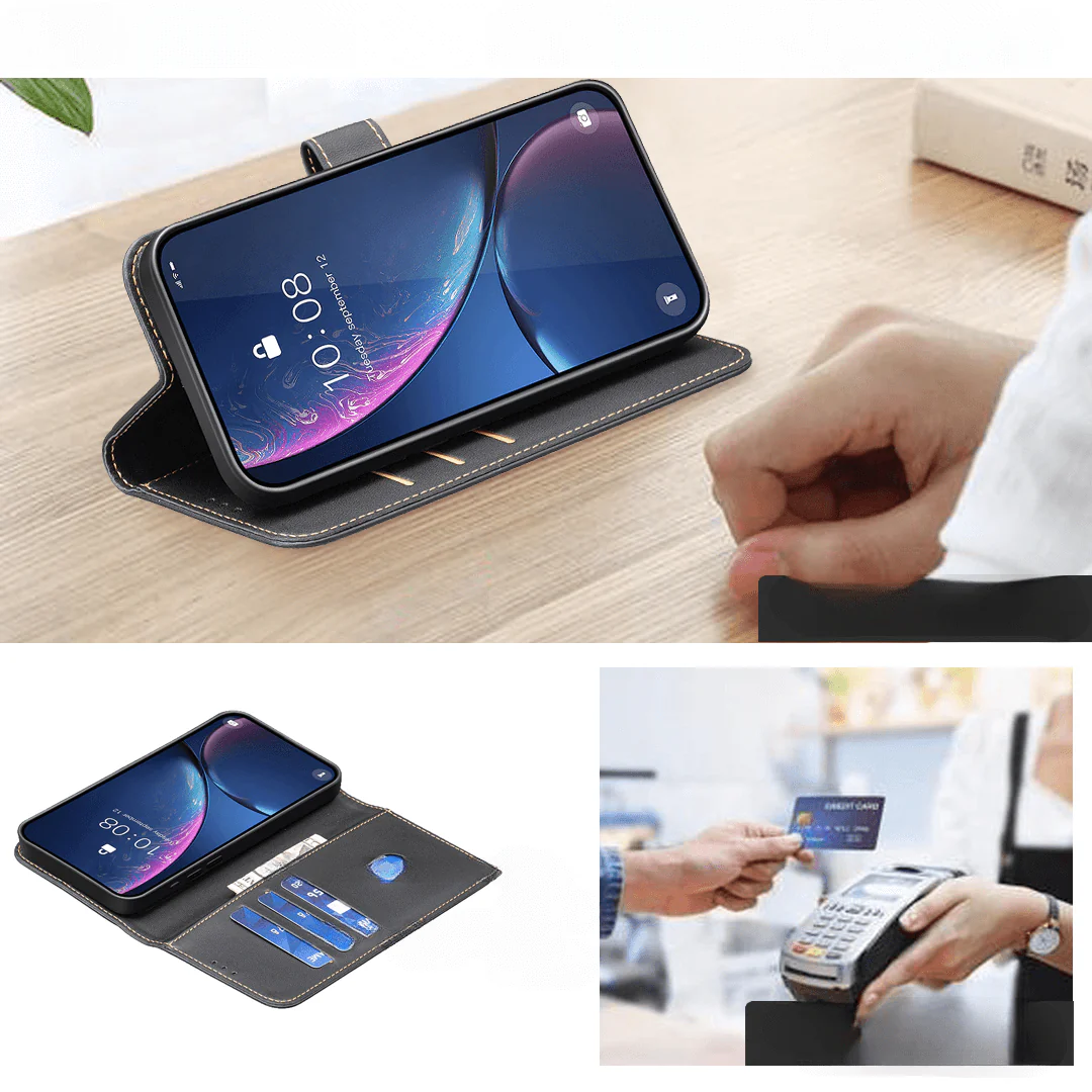 Xiaomi 15T - BINFEN Leder Etui Hülle mit RFID Blocker - Image 9
