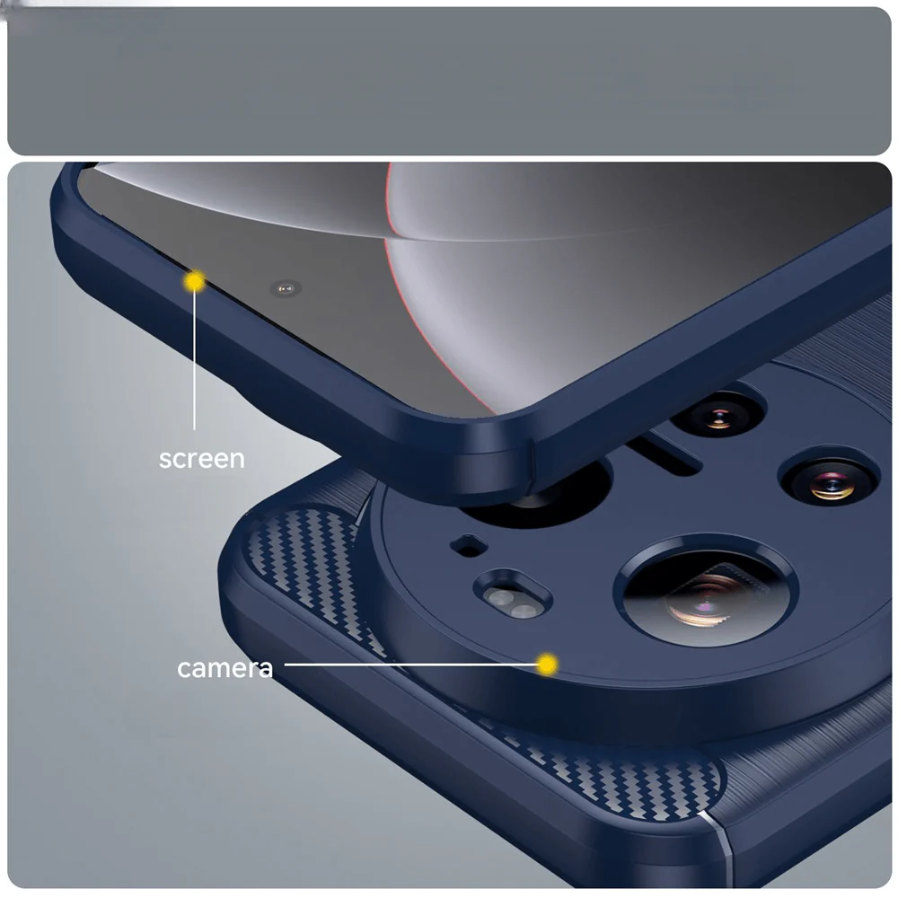 Xiaomi 17 Ultra - Metall Carbon Look Hülle - Image 15