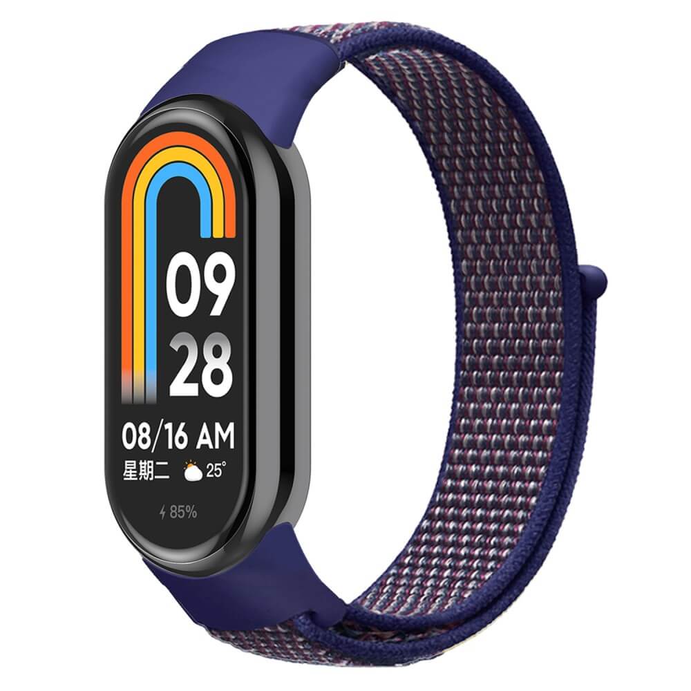 Xiaomi Smart Band 9 / 8 - Nylon Stoff Band flexibel mit Klett - Image 2
