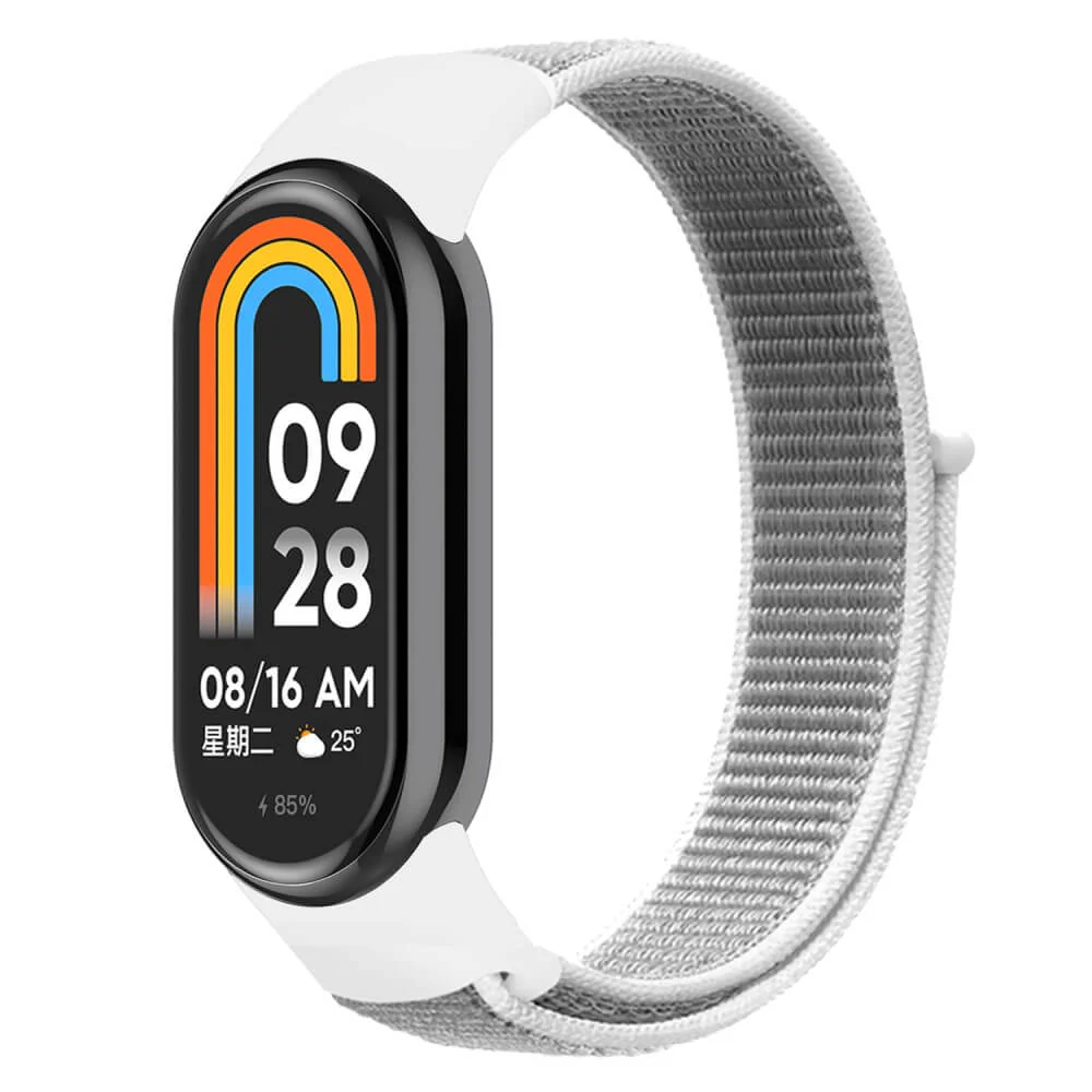 Xiaomi Smart Band 9 / 8 - Nylon Stoff Band flexibel mit Klett - Image 6