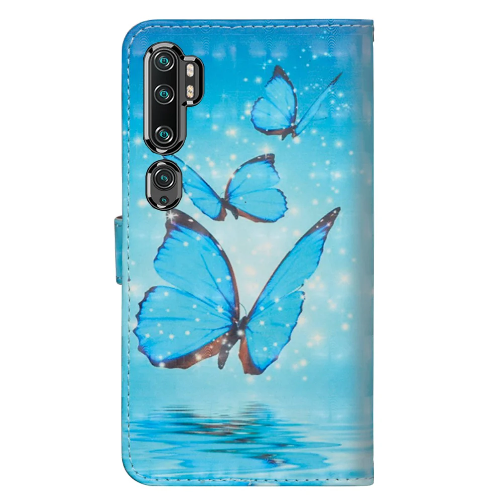 Xiaomi Mi Note 10 / 10 Pro - Etui Ledertasche Glitzer Effekt - Image 3