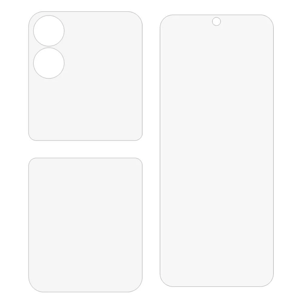 Xiaomi Mix Flip - Set Display Schutzfolie TPU - Image 2