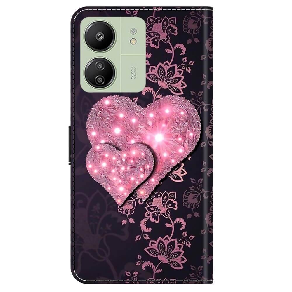 Xiaomi Poco C65 / Redmi 13C - 3D-Effekt Etui Herzen - Image 4
