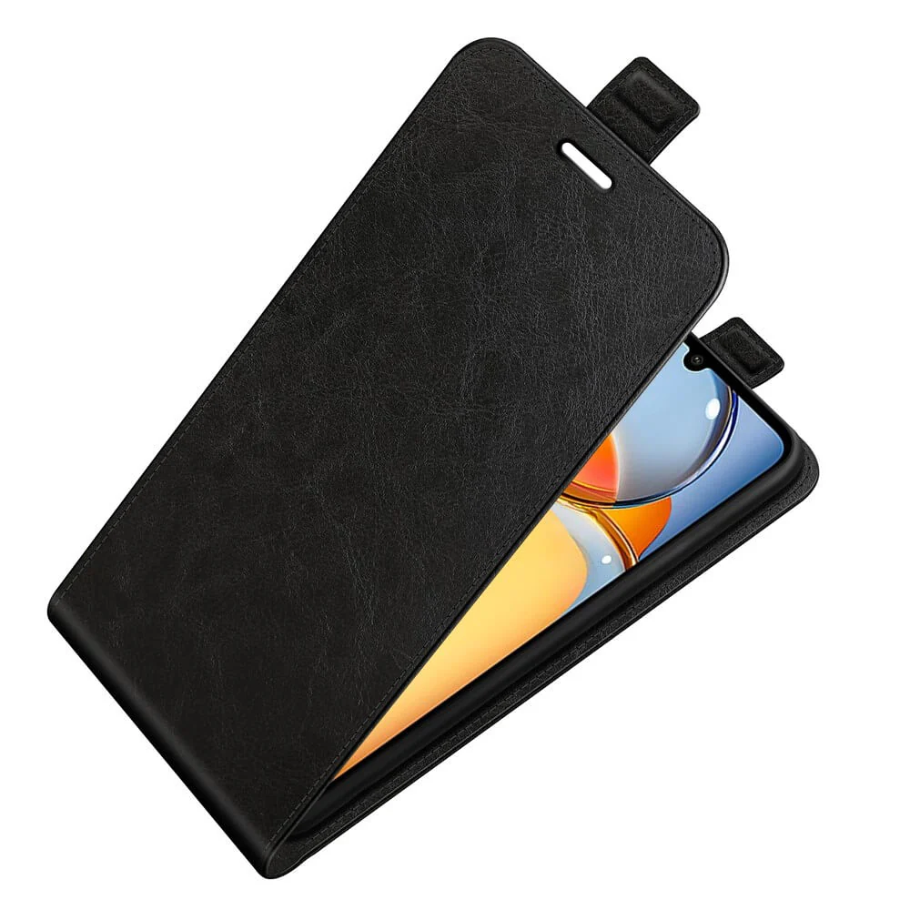 Xiaomi Poco C65 / Redmi 13c - Klassisches Flip Case Schwarz - Image 8