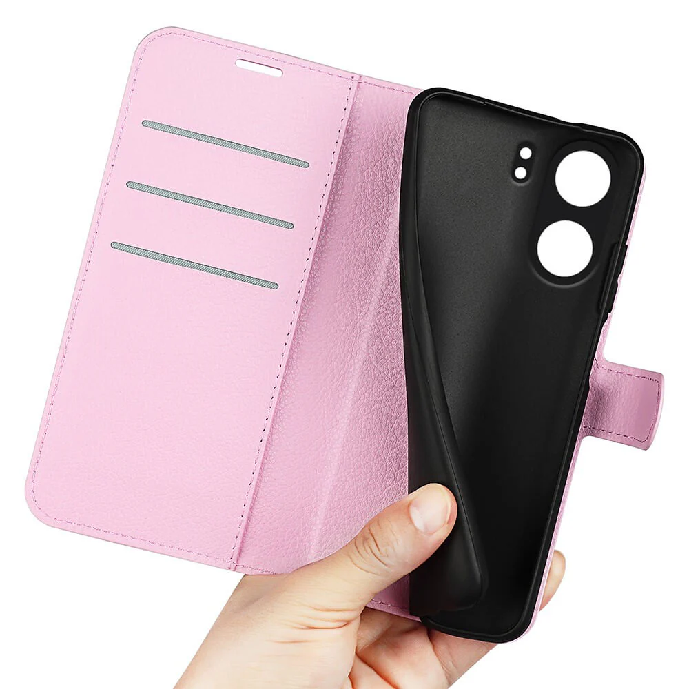 Xiaomi Poco C65 / Redmi 13c - Leder Etui - Image 18