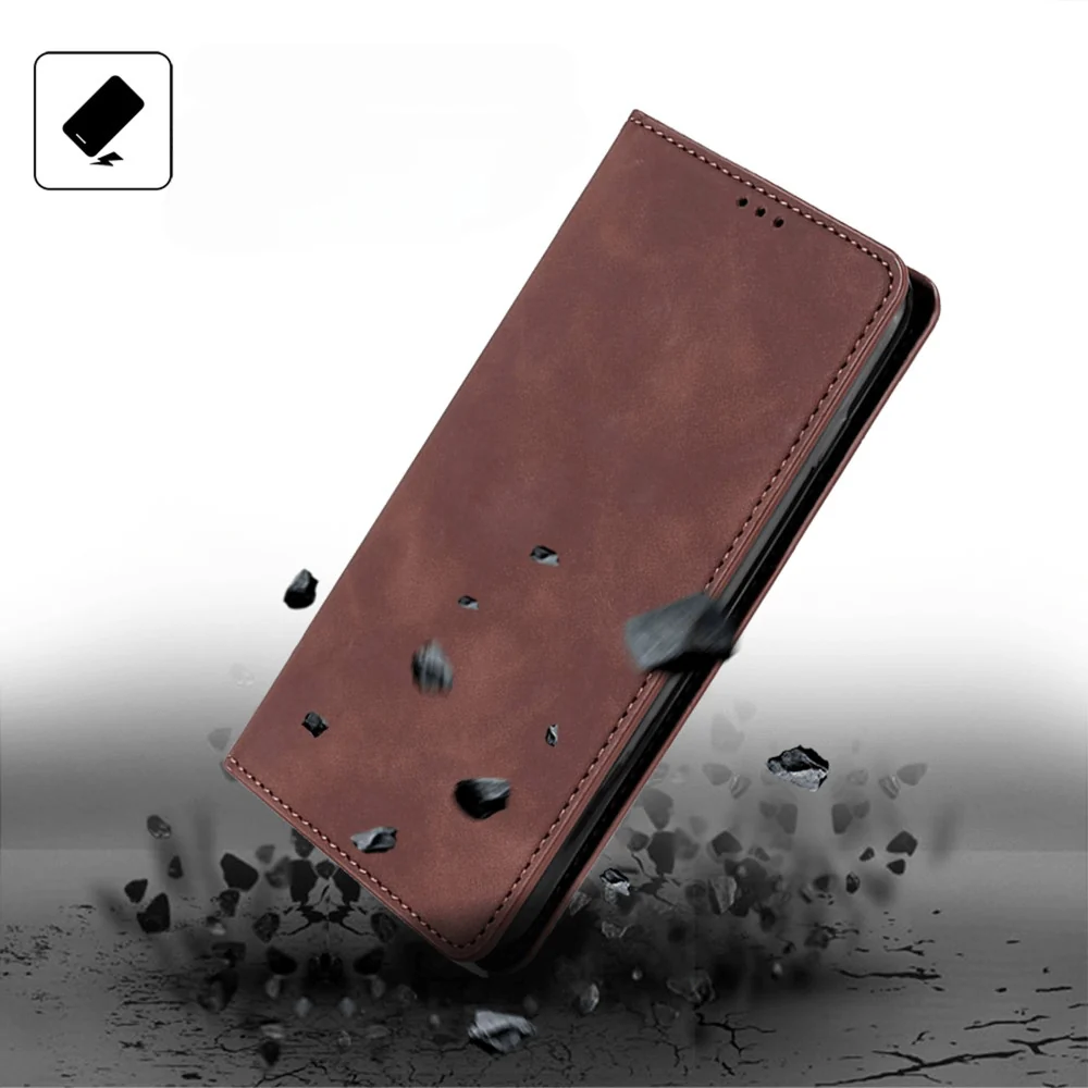 Xiaomi Poco F6 - Business Flip Case Vintage - Image 11
