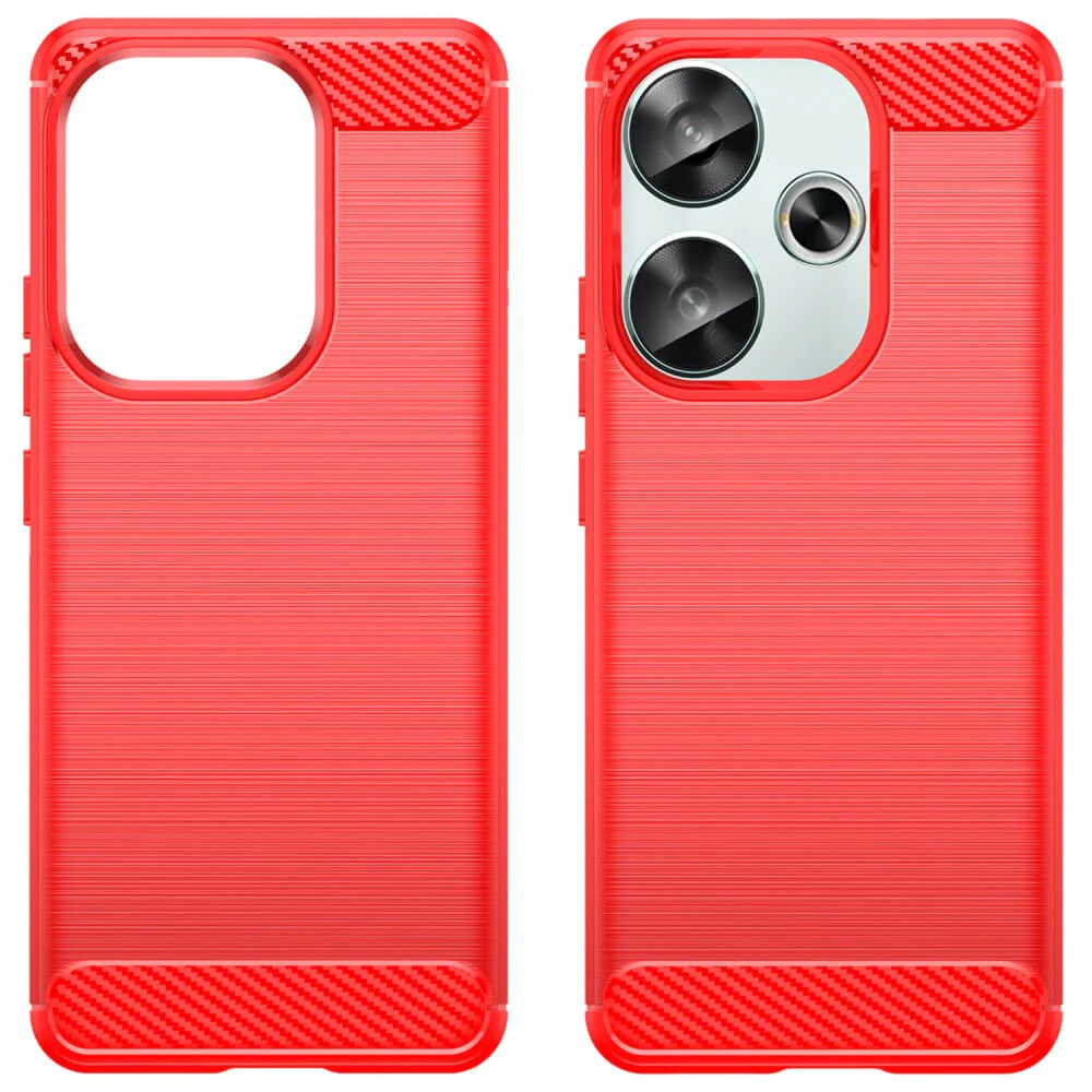 Xiaomi Poco F6 - Metall Carbon Look Hülle - Image 11