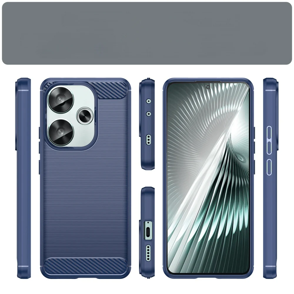 Xiaomi Poco F6 - Metall Carbon Look Hülle - Image 18