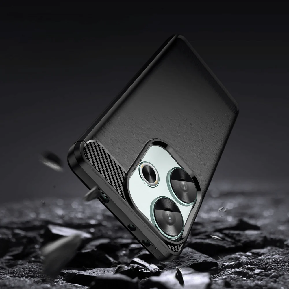 Xiaomi Poco F6 - Metall Carbon Look Hülle - Image 4