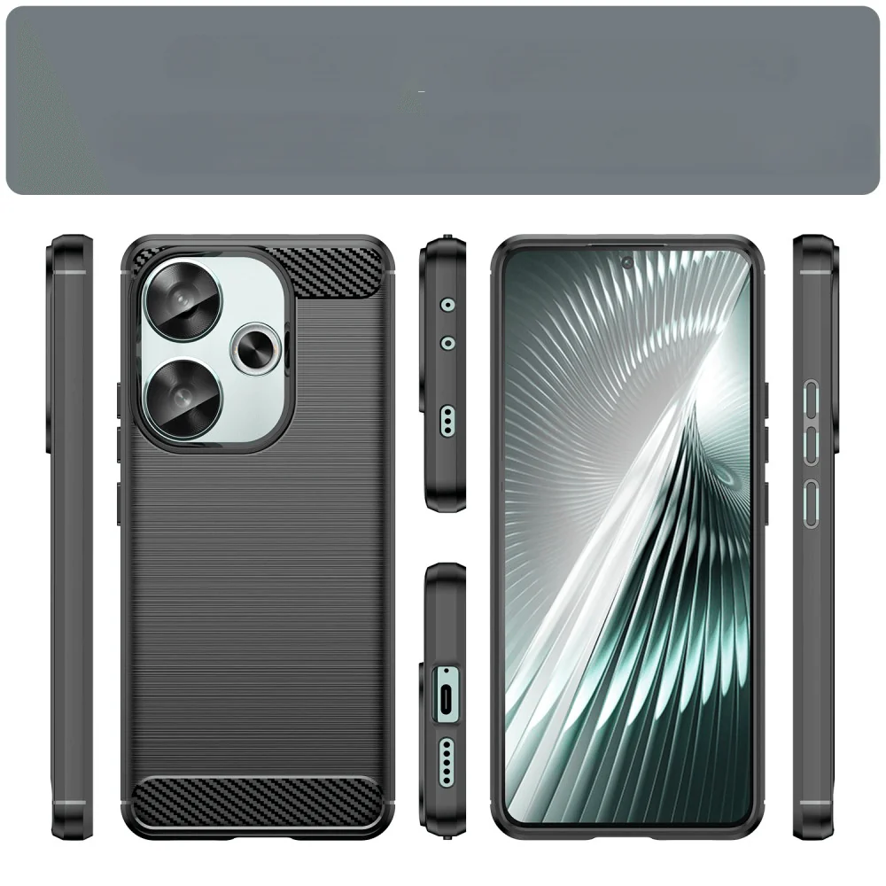 Xiaomi Poco F6 - Metall Carbon Look Hülle - Image 6