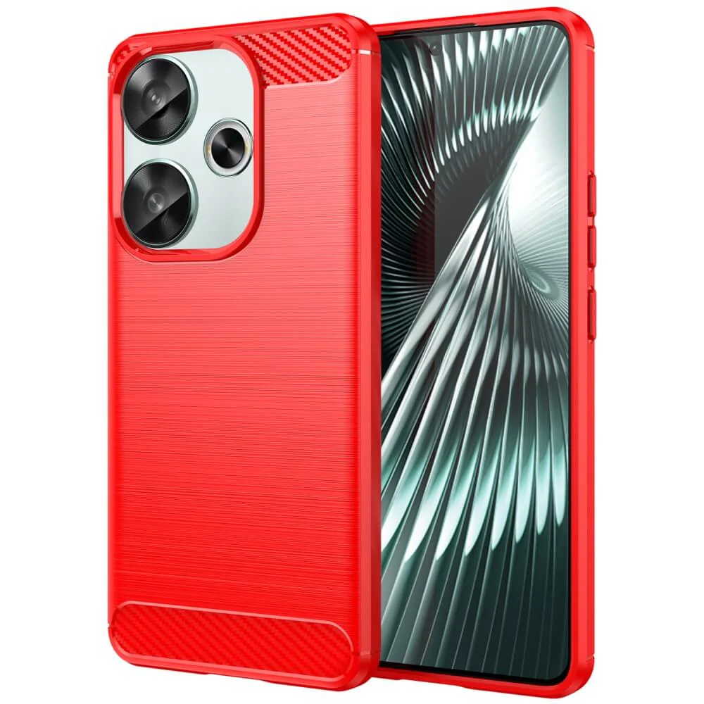 Xiaomi Poco F6 - Metall Carbon Look Hülle - Image 7