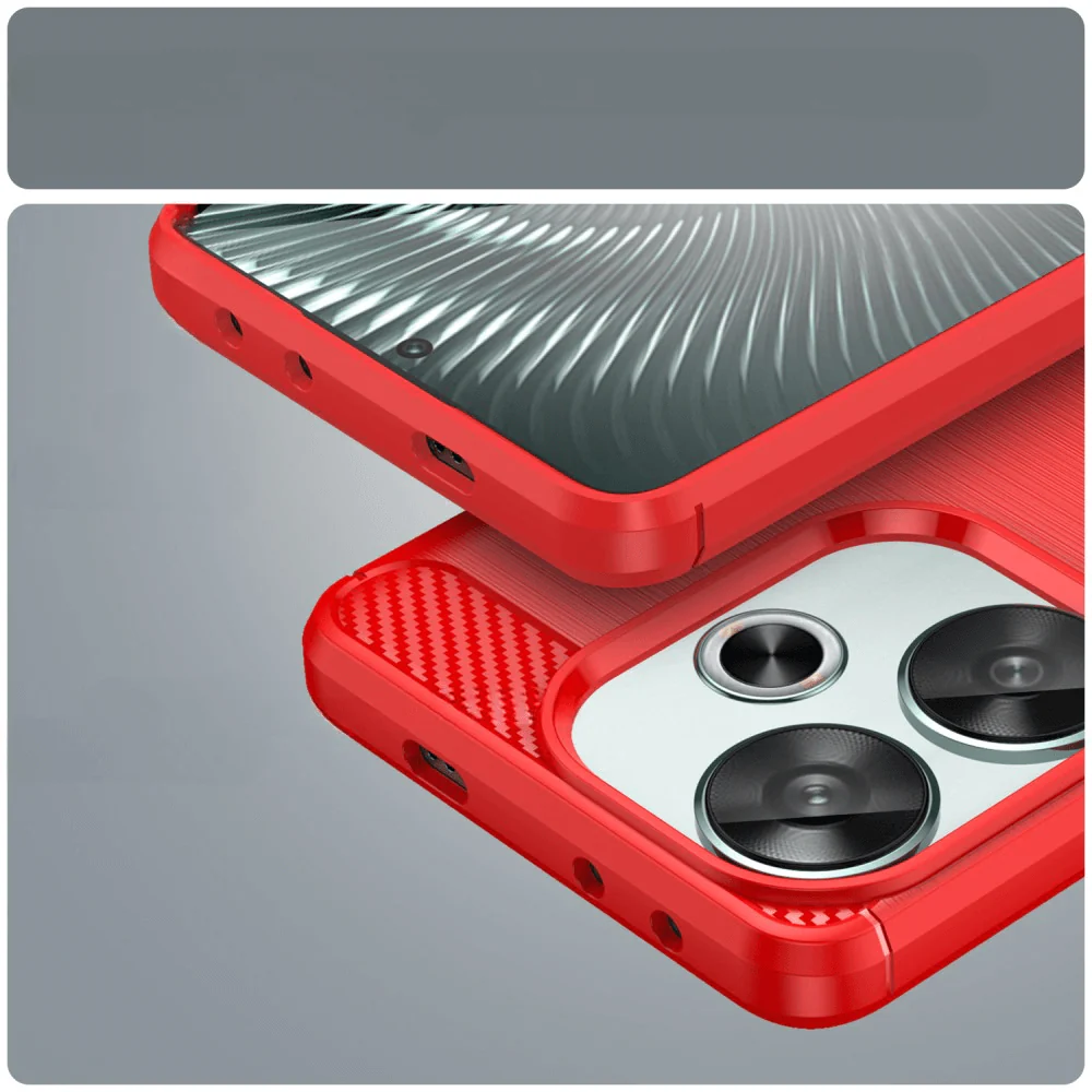 Xiaomi Poco F6 - Metall Carbon Look Hülle - Image 8