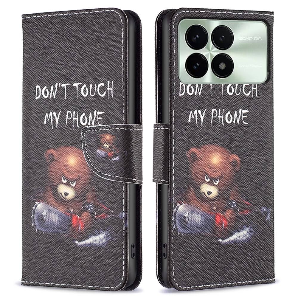 Xiaomi Poco F6 Pro - Kunstleder Etui Hülle mit Motiv