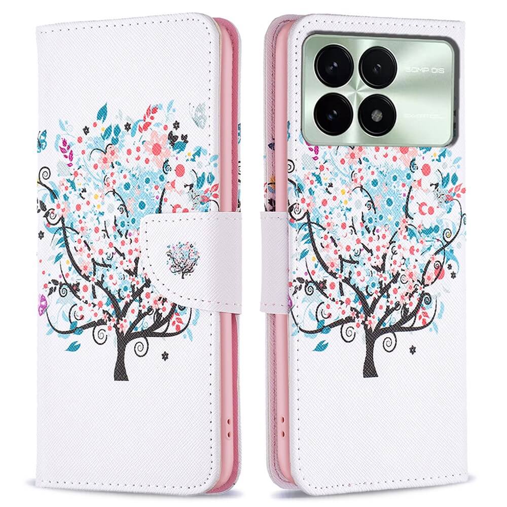 Xiaomi Poco F6 Pro - Kunstleder Etui Hülle mit Motiv - Image 11