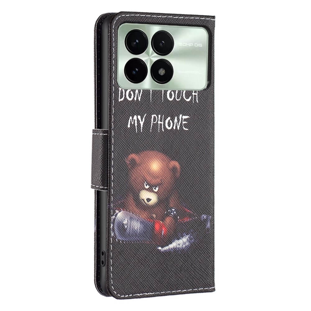 Xiaomi Poco F6 Pro - Kunstleder Etui Hülle mit Motiv - Image 5
