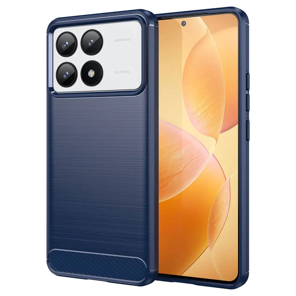 Xiaomi Poco F6 Pro - Metall Carbon Look Hülle - Image 7