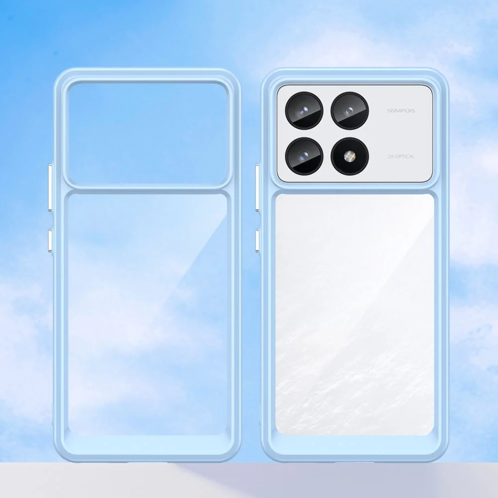 Xiaomi Poco F6 Pro - Schützende Acryl-Handyhülle mit erhöhtem Rand - Image 15