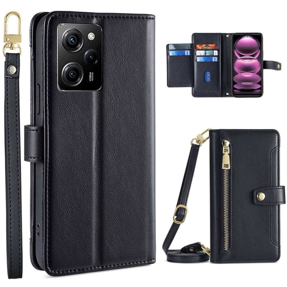 Xiaomi Poco X5 Pro - Wallet Etui Hülle Schwarz - Image 2
