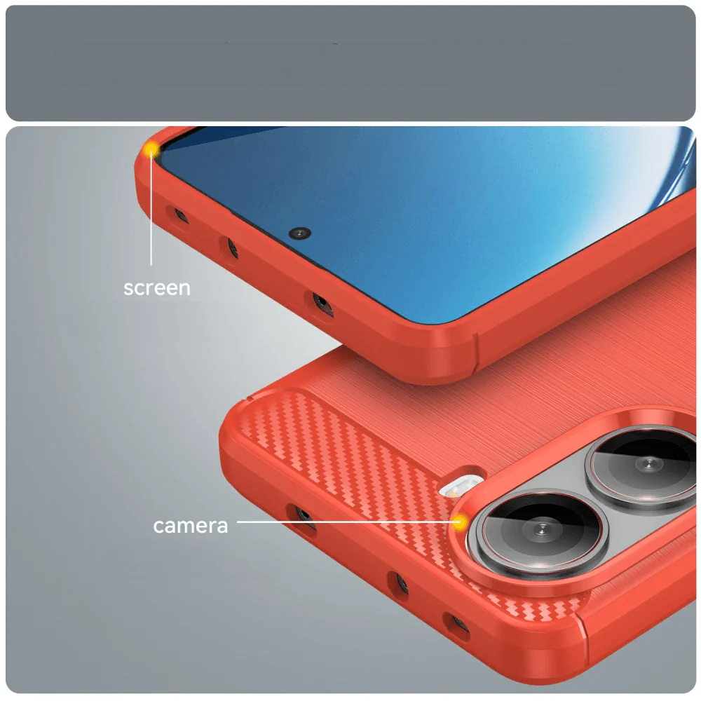 Xiaomi Poco X7 Pro - Metall Carbon Look Hülle - Image 11