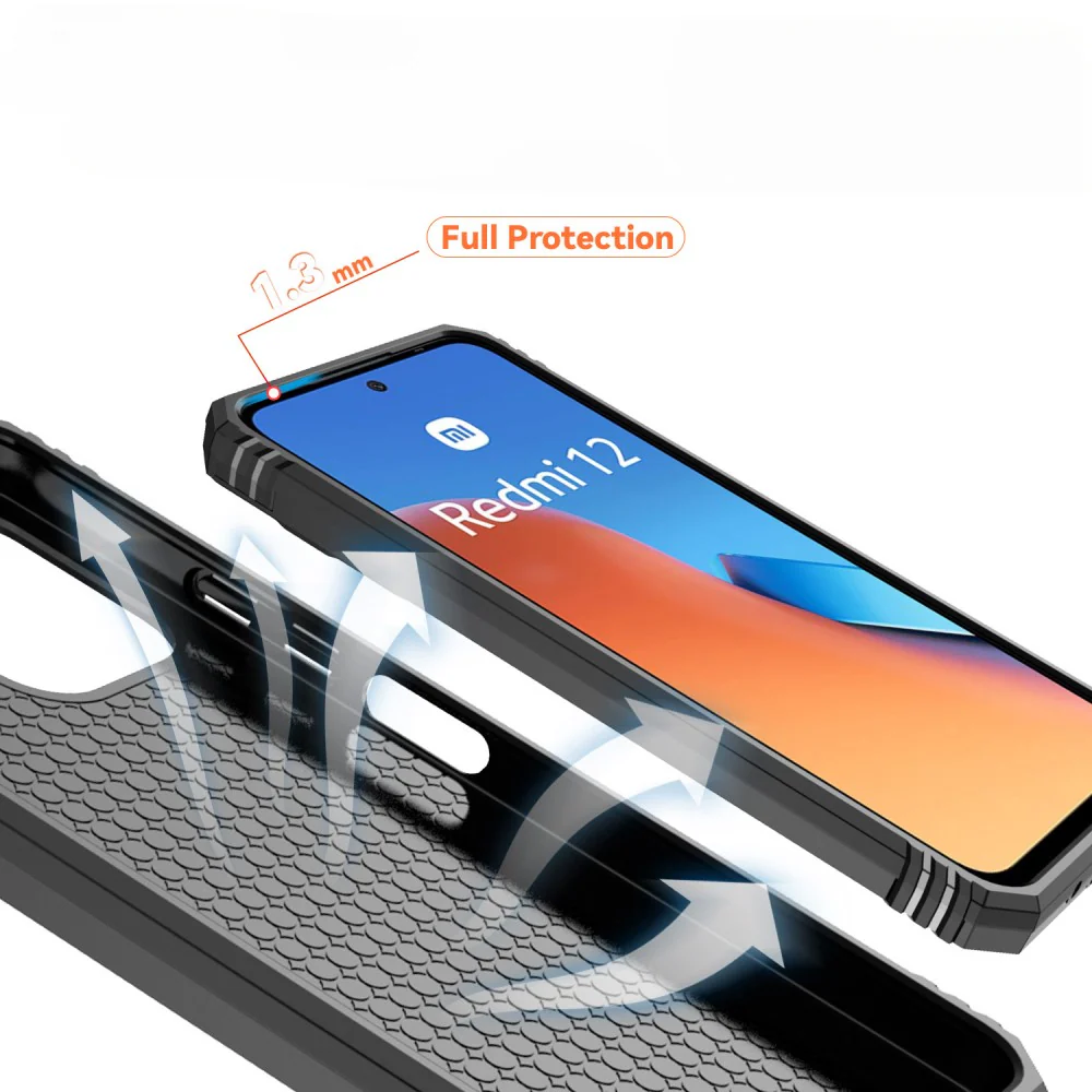 Xiaomi Redmi 12 - Armor Case Mit Kickstand - Image 7