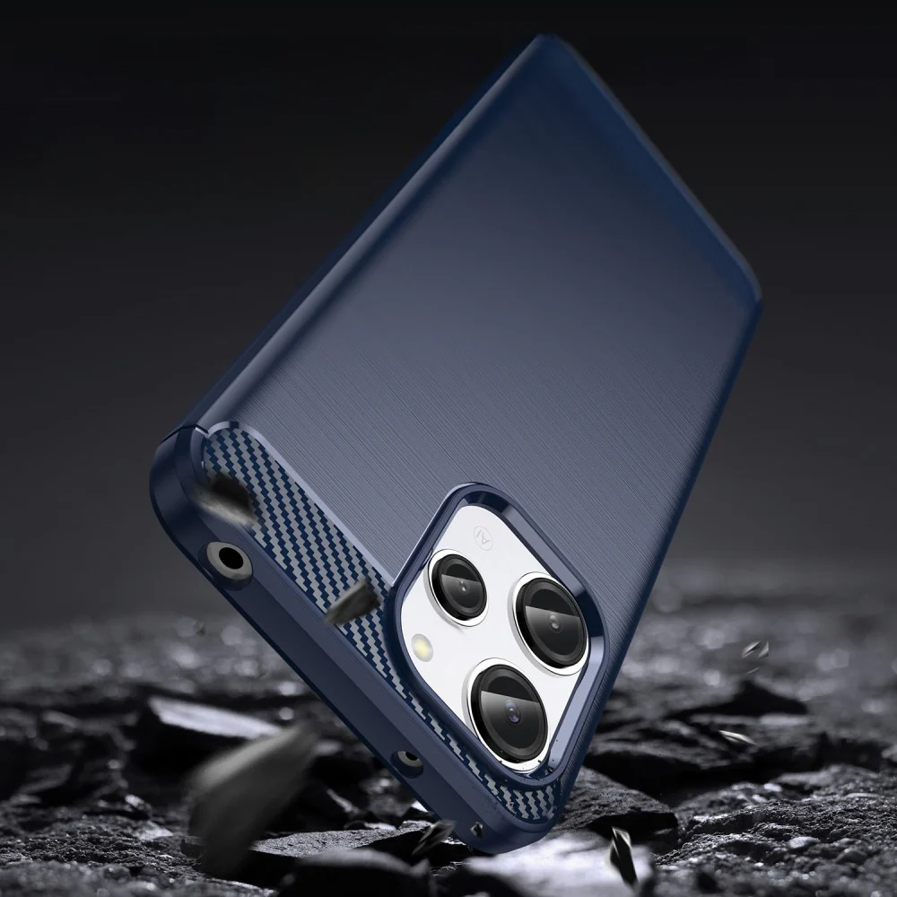 Xiaomi Redmi 12 - Metall Carbon Look Hülle - Image 12