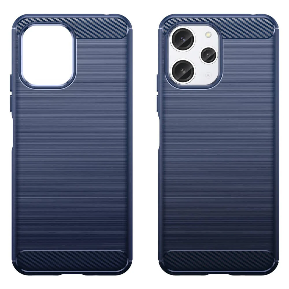 Xiaomi Redmi 12 - Metall Carbon Look Hülle - Image 13
