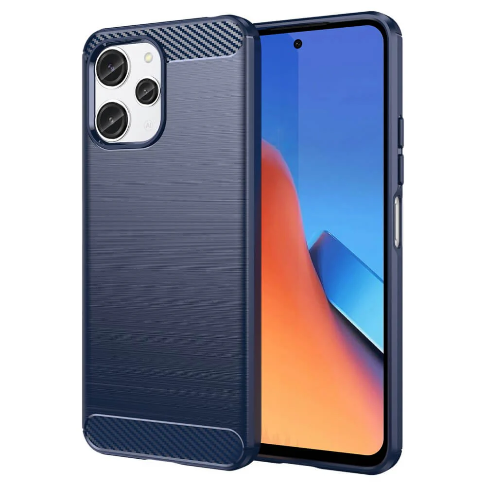 Xiaomi Redmi 12 - Metall Carbon Look Hülle - Image 20